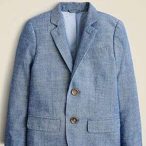 J Crew light blue boys suit in excellent condition